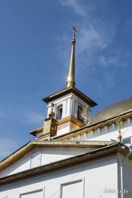Свято-Троицкая кладбищенская церковь была заложена в 1835 г. Фото 17 августа 2013 г. Фотограф Евгений Рулев.