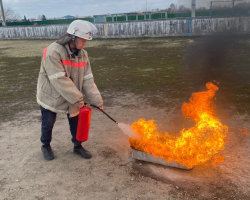 Открытый урок, посвящённый Дню пожарной охраны России
