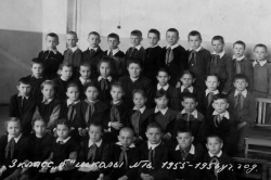 3 "б" класс школы № 16. 1955-1956 уч. год. Город Ирбит.