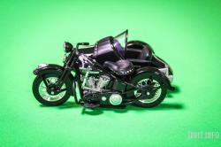 Модель мотоцикла с коляской "Harley-Davidson". 
Можно купить в магазине "Ирбитские сувениры" ул. М. Горького д. 2 "Г".