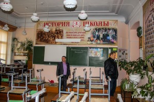Учебный класс (здание мужской гимназии, г. Ирбит, ул. Свободы, 24). Фото 15 апреля 2012 года. Фотограф Евгений Рулев.